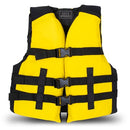 MW Watersports Youth Neoprene Nylon, USCG Approved Life Jacket for Kids - Yellow - Brand New