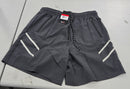 JUMPSTART POLYESTER SHORTS W/ ZIPPER POCKETS - SIZE: MEN M - CHARCOAL - Like New