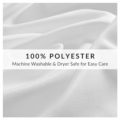 Elrene Home Fashions Alison Eyelet Border Design Border Wrinkle Resistant Fab - Brand New