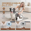 PET GROOMING VACUUM KITS DOG DOG KIT PET CLIPPER NAIL GRINDER - BROWN/WHITE - Like New