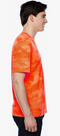 CW22 Hanes Champion Short Sleeve Double Dry T-Shirt Safety Orange Camo XL Like New