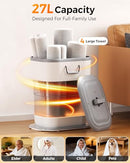 GENERIC FOLDABLE HEATED TOWEL WARMERS BUCKET ZC-202-WHITE - WHITE - Like New