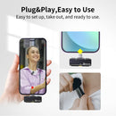 HOLLYVIEW HOLLYLAND LARK C1 WIRELESS LAVALIER MICROPHONE FOR ANDROID - BLACK - Like New
