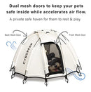 Cyberpaw Premium Cat Dog Bed Portable Pet Tent Outdoor Indoor B0BBN84F9N - White - Brand New
