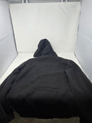 ANGELA BEBE MEN'S HOODED SWEATSUIT LONG SLEEVE FULL-ZIP - SIZE: MEN 2XL - BLACK - Brand New