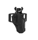 BLACKHAWK T-Series L2C Compact Holster , Black, Glock 17 Black RH Like New