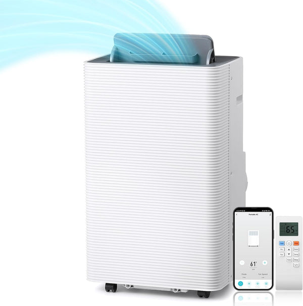 TURBRO FINNMARK 14,000 BTU PORTABLE AC, HEATER, DEHUMIDIFIER, - Scratch & Dent