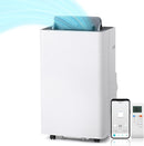 TURBRO FINNMARK 14,000 BTU PORTABLE AC, HEATER, DEHUMIDIFIER, FMP10AC-HW - WHITE - Like New