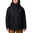 209476 Columbia Women's Drop Ridge Ii Interchange Jacket Black XS - Like New