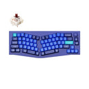 KEYCHRON Q8 (ALICE LAYOUT) QMK CUSTOM MECHANICAL KEYBOARD - GATERON G PRO BROWN - Like New