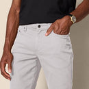 AMAZON ESSENTIALS MEN'S SLIM-FIT PANTS 5-POCKET STRETCH TWILL 28W X 28L - GREY - Brand New