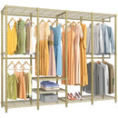 VIPEK V40 Heavy Duty Clothes Rack, 1110lb Capacity Sturdy Metal Garment - Gold - Brand New