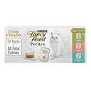Purina Fancy Feast Petites Pate Wet Cat Food Variety Pack, 2.8 oz, 24-Pack - Brand New