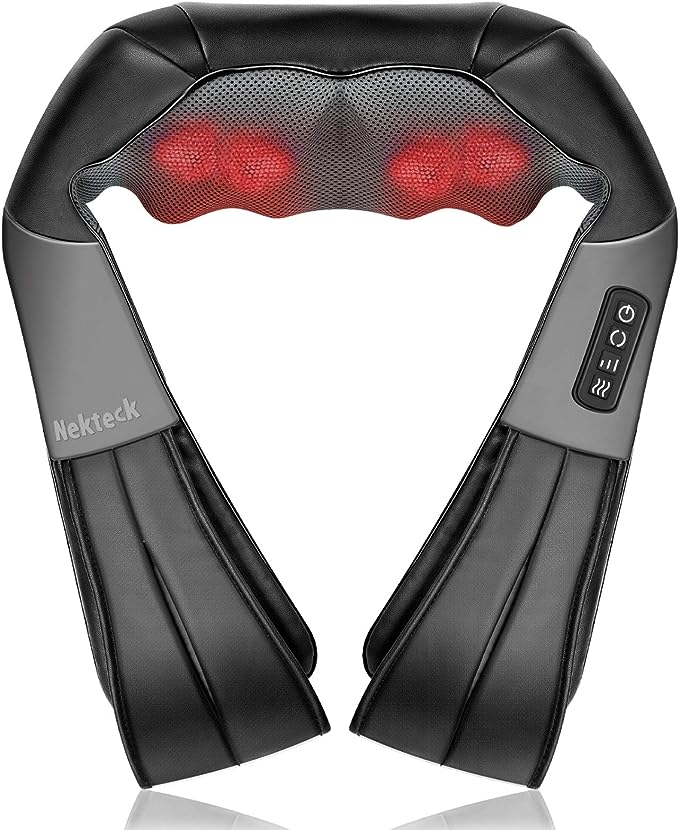 Shiatsu Neck Back Massager Soothing Heat Nekteck Electric Deep - Scratch & Dent