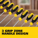 STANLEY Screwdriver Set, 10 Piece, Cross-Tip & Slotted STHT60799 - NEW - Brand New
