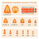 UNOSETION BBL Vacuum Therapy Machine L-Size Cups Vacuum Cupping 24 Orange Cups - Like New