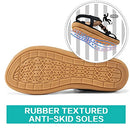 ALICEGANA WOMENS SANDALS SHOES COMFORT WALKING NON SLIP - SIZE: WOMEN 7, BLACK - Like New