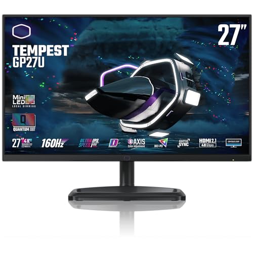 Cooler Master Tempest GP27U 27" 4K UHD 3840 x 2160 Monitor FreeSync/G-Sync - Like New