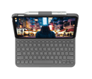 LOGITECH SLIM FOLIO 10.9 APPLE IPAD 10TH GEN CARRYING CASE - OXFORD GRAY - Brand New