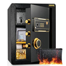 BGX-M/D-55L - 2.1 CUFT HEAVY DUTY STEEL SAFE BOX DIGITAL KEYPAD KEY LOCK - BLACK - Like New