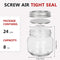 Betrome 8 oz Mason Jars, 24 Pack 240ml Glass Canning Jars, Mouth Lids - Clear - Like New