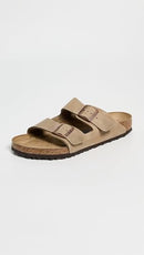 BIRKENSTOCK UNISEX ARIZONA SOFT FOOTBED SANDAL, TOBACCO OILED LEATHER - SIZE 9N - Like New