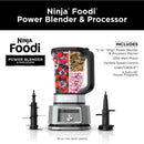 Ninja Foodi Power Blender and Processor 3-in-1 72-oz 1200W - STAINLESS STEEL - Like New