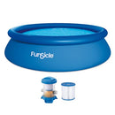 Funsicle Quickset 10' x 30" Round Above Ground Swimming Pool - White - Brand New