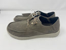 SKECHERS MEN'S RELAXED MEMORY FOAM SLIP-ON SHOES - SIZE: MEN 8 - GRAY & BROWN - Brand New