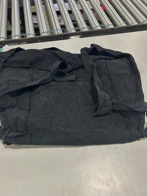 GENERIC WOMANS LARGE BLACK CREW LONG SLEEVE SLEEP SHIRT - SIZE: WOMEN L - BLACK - Like New