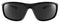 NIKE EV1134-001 ADRENALINE SUNGLASSES SHINY BLACK/WHITE FRAME COLOR, GREY LENS - Like New