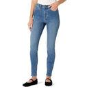 AMAZON ESSENTIALS WOMEN'S HIGH RISE HIGH STRETCH SKINNY MEDIUM BLUE 18L - Like New