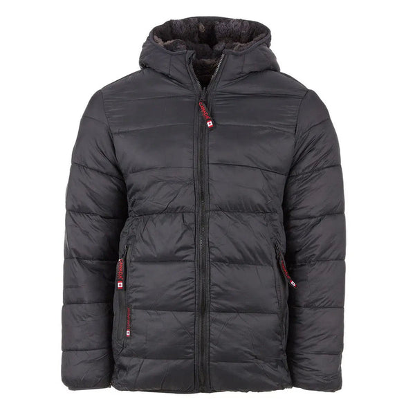 CANADA WEATHER GEAR MEN'S REVERSIBLE SHERPA JACKET - 2XL - - Scratch & Dent