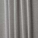 NICOLE MILLER NEW YORK Mellow Slub Textured Hidden Tab Curtain Panel Pair - Grey - Brand New