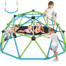 EASYEGO CLIMBING DOME WITH HAMMOCK, 10FT JUNGLE GYM WITH SWING, 800LBS - BLUE - Like New
