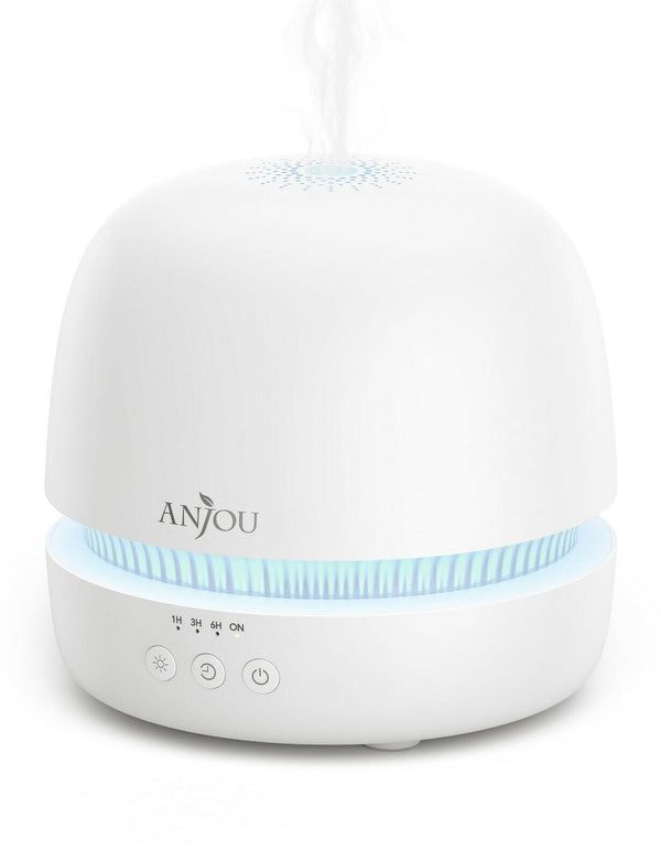 Essential Oil Diffuser, Anjou 300ml Ultrasonic Aroma Diffuser AJ-ADA019 - White Like New