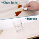 GLOMEN SHELF LINER, NON SLIP, WASHABLE OIL PROOF FOR KITCHEN CABINET - CLEAR - Like New
