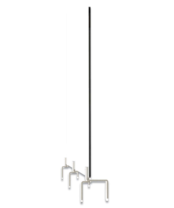 GHENT CLEAR PARTITION EXTENDER WITH ATTACHED CLAMP, 48 X 3.88 X 30 (GHEPEC3048A) - Brand New