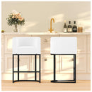 MEAROUNLIVING 26" H COUNTER HEIGHT BAR STOOLS SET OF 2, US-41-BY004-01 - BLACK - Like New