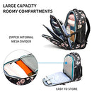 KROSER Laptop Rolling Backpack 17" Premium Wheeled Travel 13.7" x 19.8" - Black - Brand New