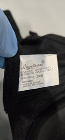 ANGELINA WOMENS WIRED PADDED T-SHIRT BRA - SIZE: WOMEN 32B - BLACK - Like New