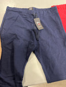 DAILY THREADS 4 PACK MEN'S FRENCH TERRY SWEATPANTSS - S RED/BLUE/BLACK/KHAKI - Brand New