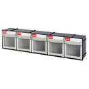 SHUTER Plastic Parts Organizer Storage Container System Black FO-605-BK - Brand New