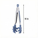 Farberware Kitchen Tongs Set, 2-Piece Mini Tongs with Nylon Tips and Flex Grip - Like New