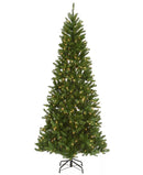 NATIONAL TREE COMPANY 7.5' PEYTON SPRUCE TREE WITH CLEAR LIGHTS - GREEN - Like New