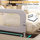 ABDTECH BED GUARD RAIL FOR TODDLERS 60 INCHES LIFT FOLDABLE ABD-BRU-150 - GRAY - Like New