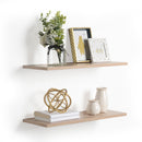 DELTA CYCLE MODERN 24 IN X 24 IN WOOD FLOATING SHELF SET 2 COUNT - WOOD - Brand New
