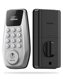 DESLOC KEYLESS ENTRY DOOR LOCK WITH VISUAL DISPLAY, AUTO LOCK - SILVER - Like New