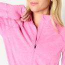 AMAZON ESSENTIALS WOMEN'S ATHLETIC SOFT PERFORMANCE LIGHTWEIGHT - SPACE DYE PINK - Brand New