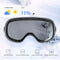 VANRORA Ski Goggles, Frameless Interchangeable Lens, Anti Fog, Orange/Gray - Like New